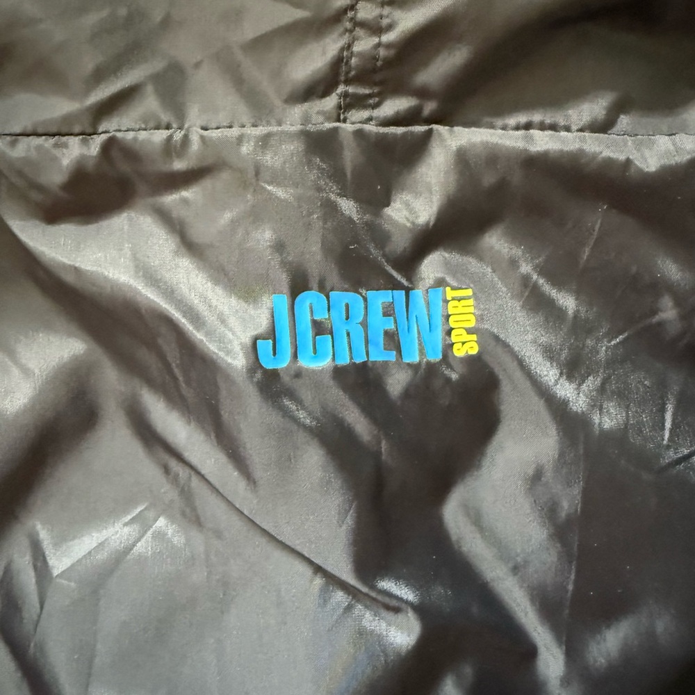 NWT (BAG) JCREW CLASSIC 90S ANORAK BLACK XL RARE